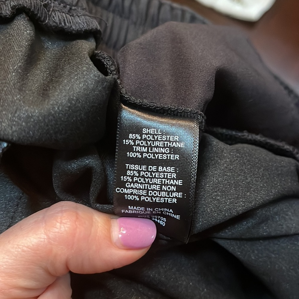 Rebecca Taylor Fux Leather Joggers View 5